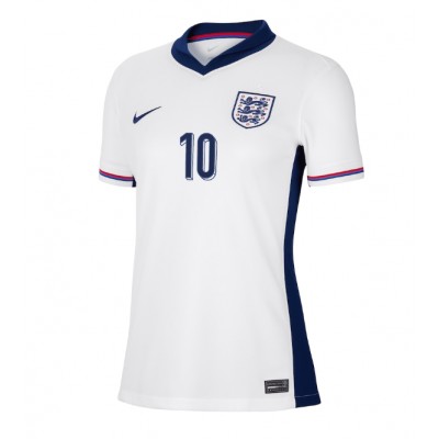 England Jude Bellingham #10 Hjemmebanetrøje Dame EM 2024 Kortærmet England Jude Bellingham #10 Hjemmebanetrøje Dame EM 2024 Kortærmet